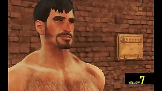 Shower Stories - Hairy Dude's First Time Anal